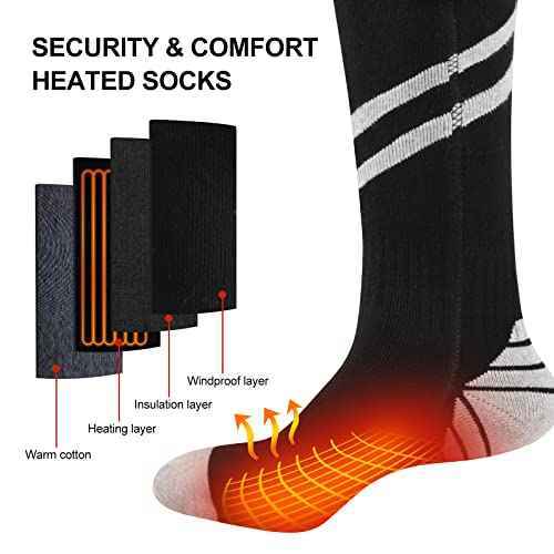 Heated Socks for Men and Women, Electric Heated Socks with 4000mAh Rec –  SacrificioShop