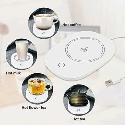 Calentador de Café USB - Posavasos Eléctrico Cocina TUKNON Calentadores de bebidas, Cocina, TUKNON SacrificioShop sacrificioshop.com {{ shop.shopifyCountryName }} {{ shop.shopifyProvince }} B0B9GTCRLB 18.79 Calentador de Café USB - Posavasos Eléctrico - Default Title