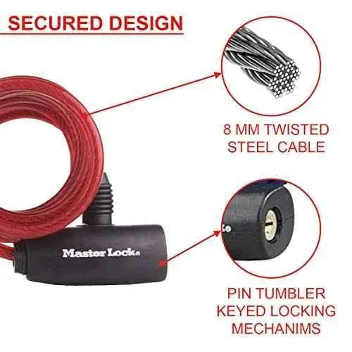 Candado con Llave para Bicicleta, 1. 8 m Deportes Master Lock Candado de cable, Deportes, Master Lock SacrificioShop sacrificioshop.com {{ shop.shopifyCountryName }} {{ shop.shopifyProvince }} B002I637LS 7.19 Candado con Llave para Bicicleta, 1. 8 m - Default Title