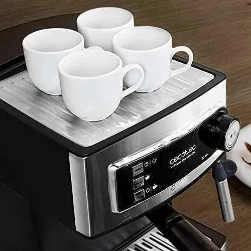 Cecotec Cafetera Express Manual Power Espresso 20. 850W, Presión 20 Bares, Depósito de 1,5L, Brazo Doble Salida, Vaporizador Cocina Cecotec Cafeteras, Cecotec, Cocina SacrificioShop sacrificioshop.com {{ shop.shopifyCountryName }} {{ shop.shopifyProvince }} B0763N7WMP 56.90 Cecotec Cafetera Express Manual Power Espresso 20. 850W, Presión 20 Bares, Depósito de 1,5L, Brazo Doble Salida, Vaporizador - Default Title