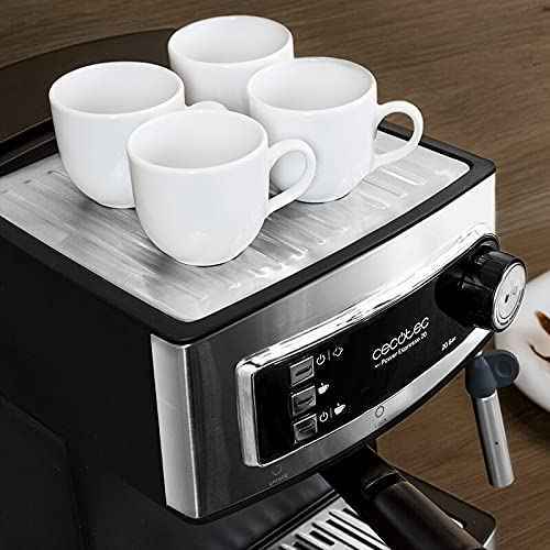 Cecotec Cafetera Express Manual Power Espresso 20. 850W, Presión 20 Ba –  SacrificioShop