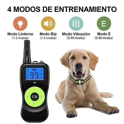 Collar de Adiestramiento para Perros, IPX7 Collar Recargable a Prueba de Agua, 4 Modos de Entrenamiento y Rango Remoto de 500 Metros Productos para animales IHPUKIDI Collares antiladridos, IHPUKIDI, Productos para animales SacrificioShop sacrificioshop.com {{ shop.shopifyCountryName }} {{ shop.shopifyProvince }} B092YZRT7M 32.99 Collar de Adiestramiento para Perros, IPX7 Collar Recargable a Prueba de Agua, 4 Modos de Entrenamiento y Rango Remoto de 500 Metros - Default Title