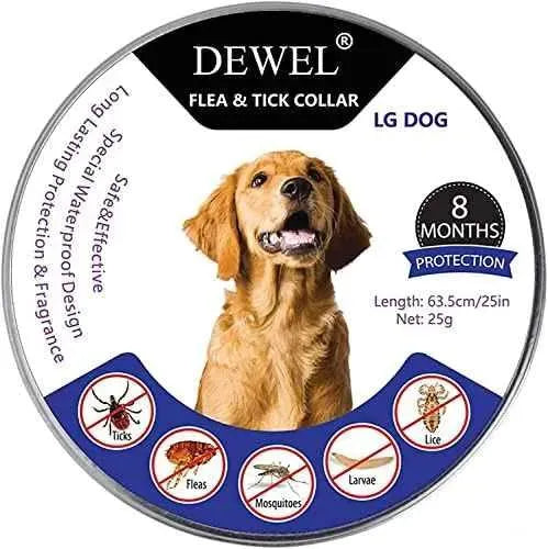 DEWEL Collar contra Pulgas Garrapatas y Mosquitos para Perros y Gatos, Control Antipulgas Sirve 8 Meses de Protección, 63,5 cm Productos para animales DEWEL Collares antipulgas y garrapatas, DEWEL, Productos para animales SacrificioShop sacrificioshop.com {{ shop.shopifyCountryName }} {{ shop.shopifyProvince }} B07GP2XDC3 12.74 DEWEL Collar contra Pulgas Garrapatas y Mosquitos para Perros y Gatos, Control Antipulgas Sirve 8 Meses de Protección, 63,5 cm - Default Title