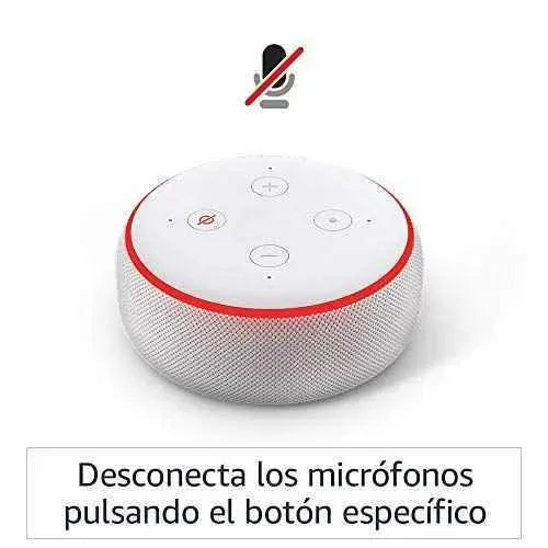 Echo Dot (3.ª generación) - Altavoz inteligente con Alexa Digital Products 3 Amazon Altavoces, Amazon, Digital Products 3 SacrificioShop sacrificioshop.com {{ shop.shopifyCountryName }} {{ shop.shopifyProvince }} B07PHPXHQS 49.99 Echo Dot (3.ª generación) - Altavoz inteligente con Alexa - Default Title