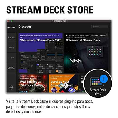 Elgato Stream Deck MK.2 – Controlador de estudio, 15 teclas macro, activa acciones en apps y software como OBS, Twitch, YouTube... Ordenador personal Elgato Controladores MIDI, Elgato, Ordenador personal SacrificioShop sacrificioshop.com {{ shop.shopifyCountryName }} {{ shop.shopifyProvince }} B09738CV2G 161.00 Elgato Stream Deck MK.2 – Controlador de estudio, 15 teclas macro, activa acciones en apps y software como OBS, Twitch, YouTube... - Default Title