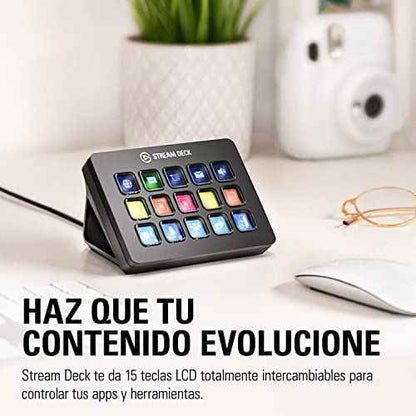 Elgato Stream Deck MK.2 – Controlador de estudio, 15 teclas macro, activa acciones en apps y software como OBS, Twitch, YouTube... Ordenador personal Elgato Controladores MIDI, Elgato, Ordenador personal SacrificioShop sacrificioshop.com {{ shop.shopifyCountryName }} {{ shop.shopifyProvince }} B09738CV2G 161.00 Elgato Stream Deck MK.2 – Controlador de estudio, 15 teclas macro, activa acciones en apps y software como OBS, Twitch, YouTube... - Default Title