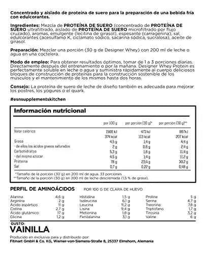 ESN Designer Whey Protein, Vainilla, 1000g, Proteína Whey en Polvo Drugstore ESN Drugstore, ESN, Proteínas de suero de leche SacrificioShop sacrificioshop.com {{ shop.shopifyCountryName }} {{ shop.shopifyProvince }} B0057DVWYI 38.90 ESN Designer Whey Protein, Vainilla, 1000g, Proteína Whey en Polvo - Default Title