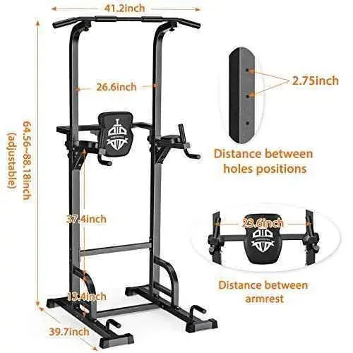 Estación de dominadas, Barra de tracción para Equipos de Entrenamiento de Fuerza de Gimnasio en casa, Capacidad de Peso de 200 kg Deportes Sportsroyals Deportes, Soportes para fondos, Sportsroyals SacrificioShop sacrificioshop.com {{ shop.shopifyCountryName }} {{ shop.shopifyProvince }} B07SM8VJ6P 229.99 Estación de dominadas, Barra de tracción para Equipos de Entrenamiento de Fuerza de Gimnasio en casa, Capacidad de Peso de 200 kg - Default Title