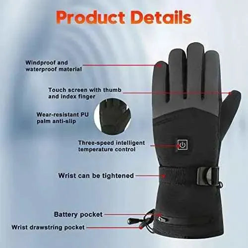 Guantes calefactables de invierno unisex con baterías de 5 V 5000 mAh, adecuados para motocicleta, esquí, pesca, patinaje, caza y senderismo Deportes Sumairs Deportes, Guantes, Sumairs SacrificioShop sacrificioshop.com {{ shop.shopifyCountryName }} {{ shop.shopifyProvince }} B09FZ4Y9RQ 79.99 Guantes calefactables de invierno unisex con baterías de 5 V 5000 mAh, adecuados para motocicleta, esquí, pesca, patinaje, caza y senderismo - Default Title