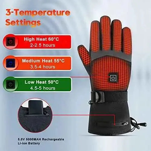 Guantes calefactables de invierno unisex con baterías de 5 V 5000 mAh, adecuados para motocicleta, esquí, pesca, patinaje, caza y senderismo Deportes Sumairs Deportes, Guantes, Sumairs SacrificioShop sacrificioshop.com {{ shop.shopifyCountryName }} {{ shop.shopifyProvince }} B09FZ4Y9RQ 79.99 Guantes calefactables de invierno unisex con baterías de 5 V 5000 mAh, adecuados para motocicleta, esquí, pesca, patinaje, caza y senderismo - Default Title