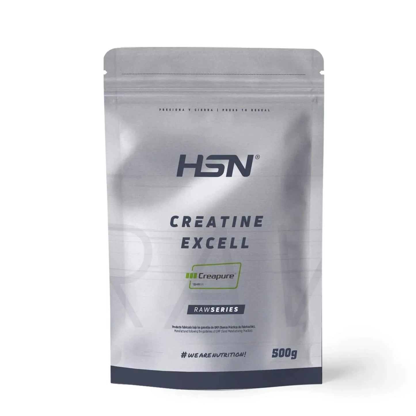 HSN Creatine 100% CREAPURE® Powder | Neutral Flavor | Guaranteed Quality Seal: Pure Micronized Creatine Monohydrate Without Added Contaminants Free | Non-GMO, Vegan, Gluten Free