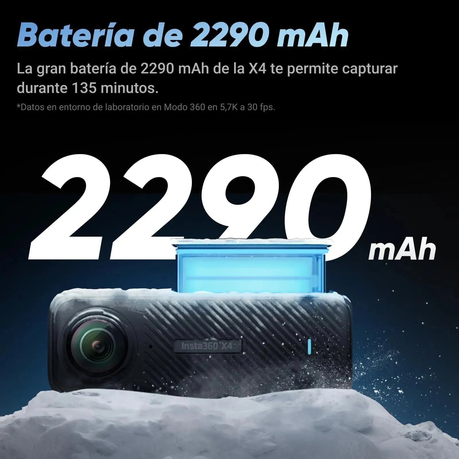 Insta360 X4 - Cámara de acción Impermeable 8K 360, Vídeo 4K Gran Angular, Efecto Selfie Stick Invisible, 135 Min Batería Cámara Insta360 Cámara, Cámaras deportivas, Insta360 SacrificioShop sacrificioshop.com {{ shop.shopifyCountryName }} {{ shop.shopifyProvince }} B0CXPWMZQS 559.99 Insta360 X4 - Cámara de acción Impermeable 8K 360, Vídeo 4K Gran Angular, Efecto Selfie Stick Invisible, 135 Min Batería - Default Title