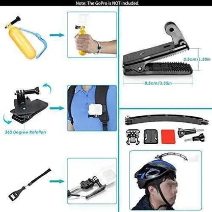 Kit de Accesorios para cámaras de acción 50 en 1 Compatible con GoPro Hero 11/10/9/8/7/6/5 y 4 Cámara Neewer Cámara, Monturas, Neewer SacrificioShop sacrificioshop.com {{ shop.shopifyCountryName }} {{ shop.shopifyProvince }} B01171X0UW 37.49 Kit de Accesorios para cámaras de acción 50 en 1 Compatible con GoPro Hero 11/10/9/8/7/6/5 y 4 - Default Title