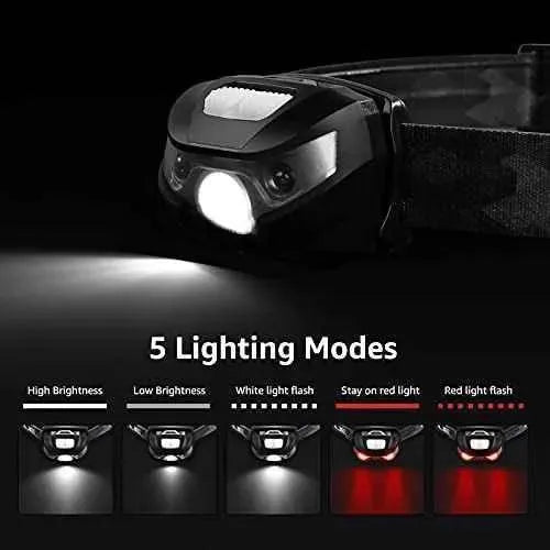 Linterna Frontal LED USB Recargable, Linterna Cabeza 5 Modos de Luz (Blanco y Rojo), Impermeable IPX4, para Pesca, Ciclismo, Correr, Deporte Nocturno Mejora del hogar Lighting EVER Lighting EVER, Linternas frontales, Mejora del hogar SacrificioShop sacrificioshop.com {{ shop.shopifyCountryName }} {{ shop.shopifyProvince }} B01DNDMSLY 13.59 Linterna Frontal LED USB Recargable, Linterna Cabeza 5 Modos de Luz (Blanco y Rojo), Impermeable IPX4, para Pesca, Ciclismo, Correr, Deporte Nocturno - Default Title