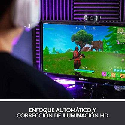 Logitech C922 Pro Stream, Cámara Web para streaming profesional HD 720p a 60 fps, Trípode incluido y licencia gratuita de 3 meses para XSplit Ordenador personal Logitech Logitech, Monturas, Ordenador personal SacrificioShop sacrificioshop.com {{ shop.shopifyCountryName }} {{ shop.shopifyProvince }} B01L6L52K4 91.78 Logitech C922 Pro Stream, Cámara Web para streaming profesional HD 720p a 60 fps, Trípode incluido y licencia gratuita de 3 meses para XSplit - Default Title