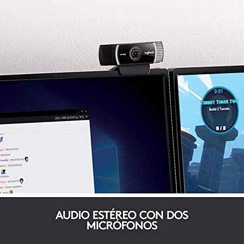 Logitech C922 Pro Stream, Cámara Web para streaming profesional HD 720p a 60 fps, Trípode incluido y licencia gratuita de 3 meses para XSplit Ordenador personal Logitech Logitech, Monturas, Ordenador personal SacrificioShop sacrificioshop.com {{ shop.shopifyCountryName }} {{ shop.shopifyProvince }} B01L6L52K4 91.78 Logitech C922 Pro Stream, Cámara Web para streaming profesional HD 720p a 60 fps, Trípode incluido y licencia gratuita de 3 meses para XSplit - Default Title