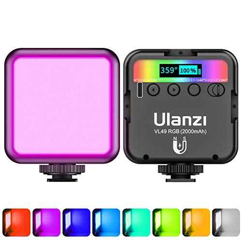 Luz de Relleno Led para Vídeo, Fotografía, ULANZI VL49 RGB, Ajustable 2500-9500K, 2000 mAh Incorporada Batería Electrónica ULANZI Electrónica, Iluminación continua, ULANZI SacrificioShop sacrificioshop.com {{ shop.shopifyCountryName }} {{ shop.shopifyProvince }} B08PYN6LWP 29.99 Luz de Relleno Led para Vídeo, Fotografía, ULANZI VL49 RGB, Ajustable 2500-9500K, 2000 mAh Incorporada Batería - Default Title