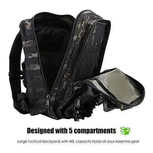 Mochila Táctica Militar 40L de Gran Capacidad para Utilidad Militar, Senderismo y Acampada Deportes Procase Deportes, Mochilas de marcha, Procase SacrificioShop sacrificioshop.com {{ shop.shopifyCountryName }} {{ shop.shopifyProvince }} B0897PJGH4 36.99 Mochila Táctica Militar 40L de Gran Capacidad para Utilidad Militar, Senderismo y Acampada - Default Title