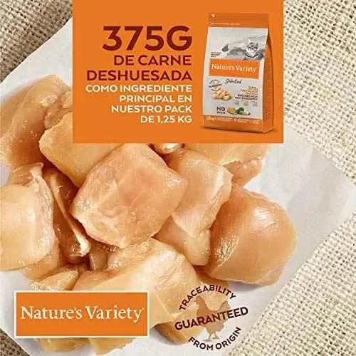 Nature's Variety Selected - Pienso para gatos esterilizados con pollo campero deshuesado 1,25 Kg Productos para animales Natures variety Natures variety, Productos para animales, Seca SacrificioShop sacrificioshop.com {{ shop.shopifyCountryName }} {{ shop.shopifyProvince }} B08Y73SSFS 15.95 Nature's Variety Selected - Pienso para gatos esterilizados con pollo campero deshuesado 1,25 Kg - Default Title