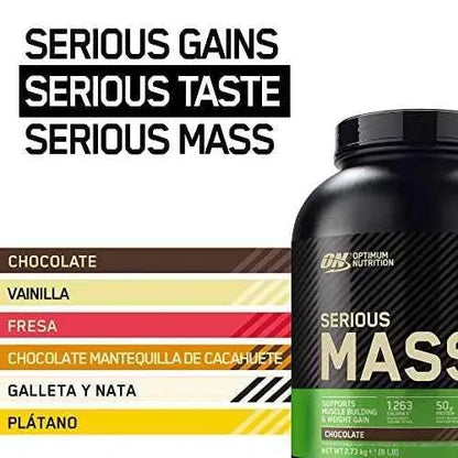 Optimum Nutrition Serious Mass Proteina en Polvo, Mass Gainer Alto en Proteína, con Vitaminas, Creatina y Glutamina, Chocolate, 8 Porciones, 2,73kg Drugstore OPTIMUM NUTRITION Drugstore, OPTIMUM NUTRITION, Proteínas de suero de leche SacrificioShop sacrificioshop.com {{ shop.shopifyCountryName }} {{ shop.shopifyProvince }} B0015R36SK 38.40 Optimum Nutrition Serious Mass Proteina en Polvo, Mass Gainer Alto en Proteína, con Vitaminas, Creatina y Glutamina, Chocolate, 8 Porciones, 2,73kg - Default Title