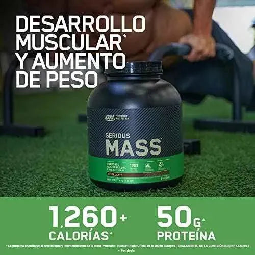 Optimum Nutrition Serious Mass Proteina en Polvo, Mass Gainer Alto en Proteína, con Vitaminas, Creatina y Glutamina, Chocolate, 8 Porciones, 2,73kg Drugstore OPTIMUM NUTRITION Drugstore, OPTIMUM NUTRITION, Proteínas de suero de leche SacrificioShop sacrificioshop.com {{ shop.shopifyCountryName }} {{ shop.shopifyProvince }} B0015R36SK 38.40 Optimum Nutrition Serious Mass Proteina en Polvo, Mass Gainer Alto en Proteína, con Vitaminas, Creatina y Glutamina, Chocolate, 8 Porciones, 2,73kg - Default Title