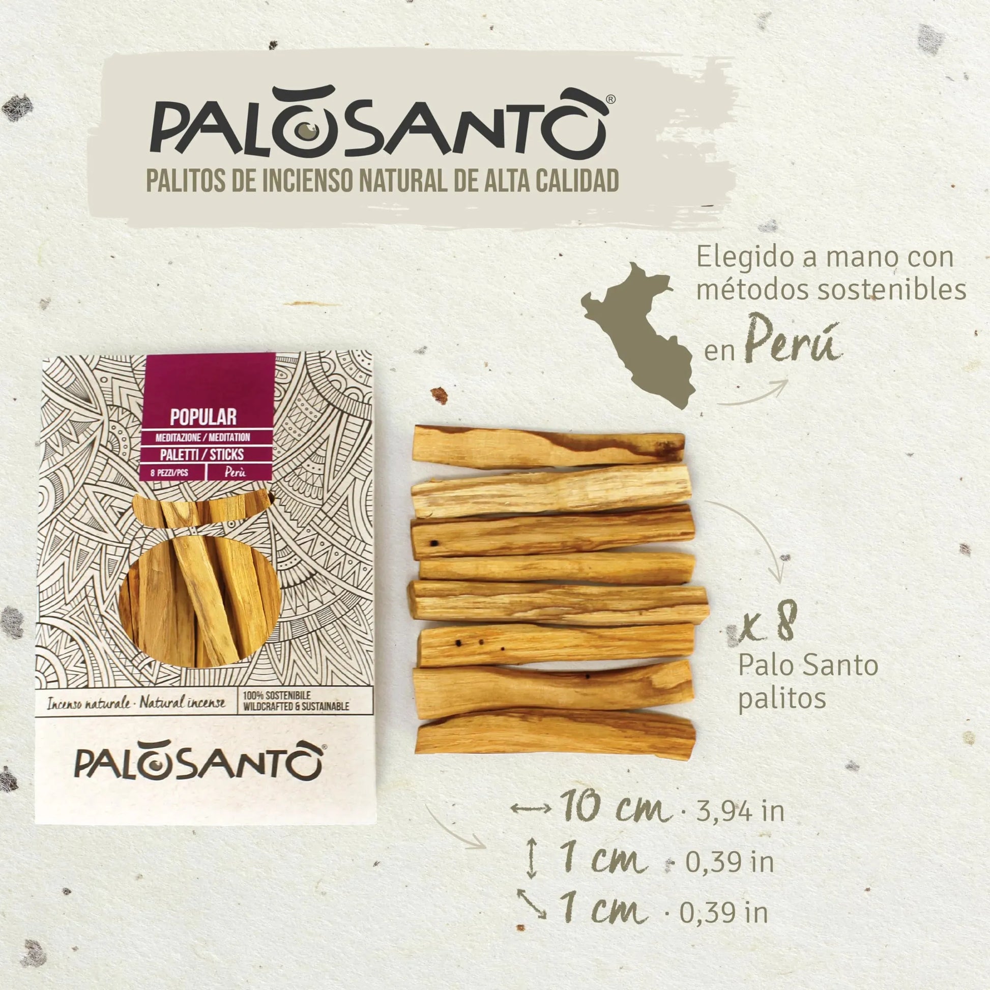 Palo Santo Incienso Natural Popular Ayabaca - 8 Palitos de Madera para Quemar - Palo Santo Limpieza Energetica Yoga Meditación Etico y Sostenible Casa PALOSANTO Casa, Incienso, PALOSANTO SacrificioShop sacrificioshop.com {{ shop.shopifyCountryName }} {{ shop.shopifyProvince }} B08GKSK9ST 9.99 Palo Santo Incienso Natural Popular Ayabaca - 8 Palitos de Madera para Quemar - Palo Santo Limpieza Energetica Yoga Meditación Etico y Sostenible - Default Title