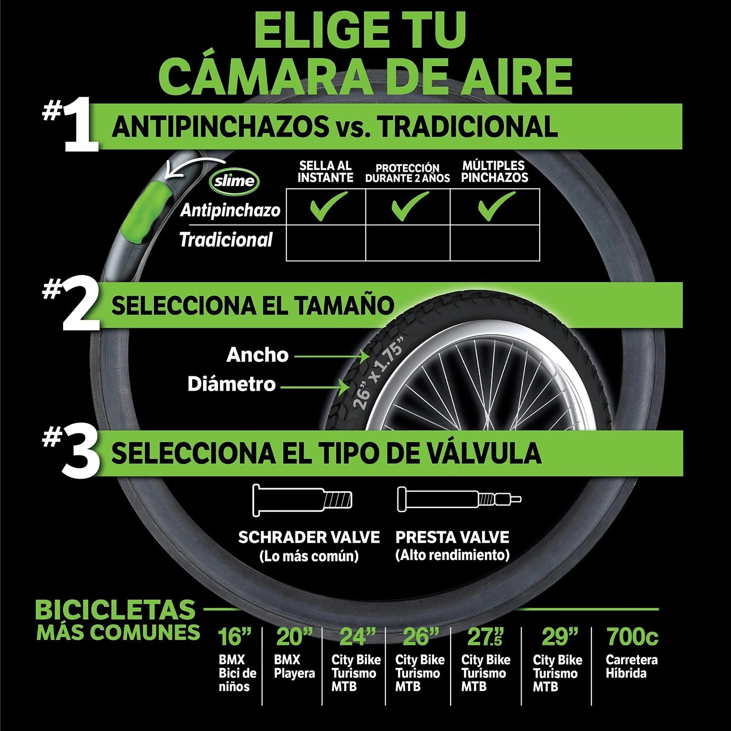 Slime Cámaras Interior de Bicicleta con Sellante de Pinchazos Slime, Sellado Autónomo, Válvula Schrader Deportes Slime Deportes, Herramientas y equipo, Slime SacrificioShop sacrificioshop.com {{ shop.shopifyCountryName }} {{ shop.shopifyProvince }} B017MH6YEO 10.39 Slime Cámaras Interior de Bicicleta con Sellante de Pinchazos Slime, Sellado Autónomo, Válvula Schrader - Default Title