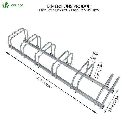 Soporte para Aparcar 5 Bicicletas, Aparcamiento Estacionamiento para Bicis, Suelo y Pared Montaje, Interior y Exterior Deportes VOUNOT Aparcabicicletas y soportes para bicicletas, Deportes, VOUNOT SacrificioShop sacrificioshop.com {{ shop.shopifyCountryName }} {{ shop.shopifyProvince }} B0899SBTN9 27.72 Soporte para Aparcar 5 Bicicletas, Aparcamiento Estacionamiento para Bicis, Suelo y Pared Montaje, Interior y Exterior - Default Title