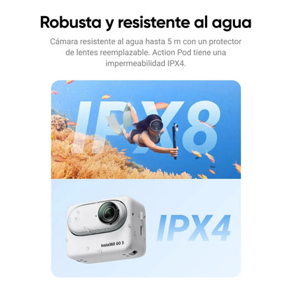 Insta360 GO 3 (64 GB) con Pegatinas Oficiales - Cámara de acción pequeña y Ligera, portátil y versátil Cámara Insta360 Cámara, Cámaras deportivas, Insta360 SacrificioShop sacrificioshop.com {{ shop.shopifyCountryName }} {{ shop.shopifyProvince }} B0C8MVJF3K 359.99 Insta360 GO 3 (64 GB) con Pegatinas Oficiales - Cámara de acción pequeña y Ligera, portátil y versátil - Default Title