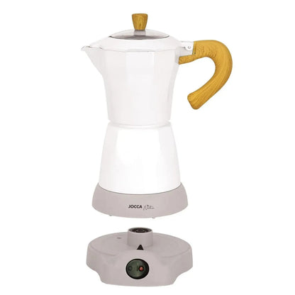 Jocca - Cafetera Italiana Eléctrica Línea Nature Blanca - 6 Tazas - Jarra Sin Cables - Base Eléctrica Cocina Jocca Cafeteras de goteo, Cocina, Jocca SacrificioShop sacrificioshop.com {{ shop.shopifyCountryName }} {{ shop.shopifyProvince }} B0CS3MCF9J 36.19 Jocca - Cafetera Italiana Eléctrica Línea Nature Blanca - 6 Tazas - Jarra Sin Cables - Base Eléctrica - Default Title