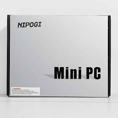 NiPoGi AM02 Mini PC,AMD Ryzen 7 3750H,16 GB DDR4 / 512 GB SSD with