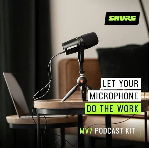 Shure MV7 Micrófono USB con trípode para Realizar podcasts, Grabar, Hacer Streaming y Jugar Instrumentos musicales Shure Instrumentos musicales, Micrófonos dinámicos, Shure SacrificioShop sacrificioshop.com {{ shop.shopifyCountryName }} {{ shop.shopifyProvince }} B0977SPN9R 298.00 Shure MV7 Micrófono USB con trípode para Realizar podcasts, Grabar, Hacer Streaming y Jugar - Default Title