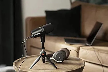 Shure MV7 Micrófono USB con trípode para Realizar podcasts, Grabar, Hacer Streaming y Jugar Instrumentos musicales Shure Instrumentos musicales, Micrófonos dinámicos, Shure SacrificioShop sacrificioshop.com {{ shop.shopifyCountryName }} {{ shop.shopifyProvince }} B0977SPN9R 298.00 Shure MV7 Micrófono USB con trípode para Realizar podcasts, Grabar, Hacer Streaming y Jugar - Default Title