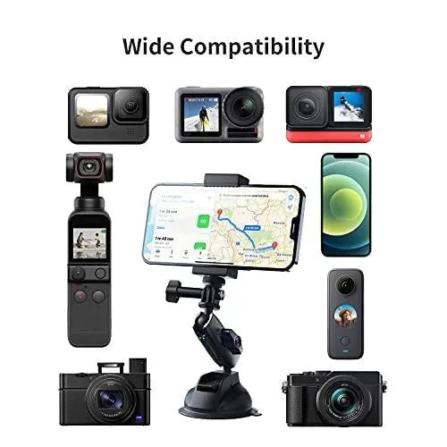 TELESIN Soporte de Montaje de Ventosa para Teléfono con Cámara de Acción para Parabrisas de Coche Compatible para Gopro Inalámbrico TELESIN Cunas, Inalámbrico, TELESIN SacrificioShop sacrificioshop.com {{ shop.shopifyCountryName }} {{ shop.shopifyProvince }} B0999G2W64 29.99 TELESIN Soporte de Montaje de Ventosa para Teléfono con Cámara de Acción para Parabrisas de Coche Compatible para Gopro - Default Title