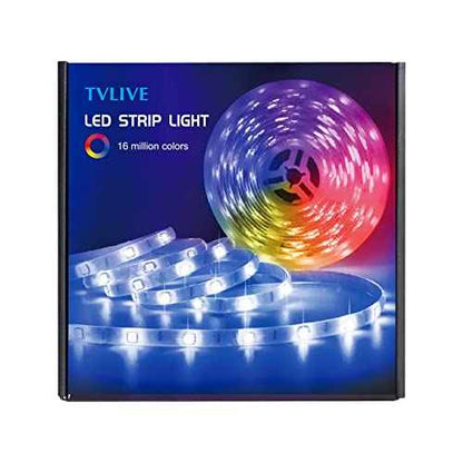 TVLIVE Tira LED, Luces LED Habitación 20 metros, LED Strip lights RGB, Sincronización Musical Bluetooth Casa TVLIVE Casa, Tiras LED, TVLIVE SacrificioShop sacrificioshop.com {{ shop.shopifyCountryName }} {{ shop.shopifyProvince }} B08LL4WX7X 18.99 TVLIVE Tira LED, Luces LED Habitación 20 metros, LED Strip lights RGB, Sincronización Musical Bluetooth - Default Title